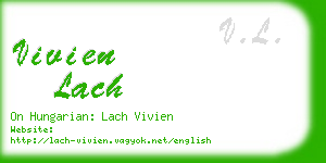 vivien lach business card